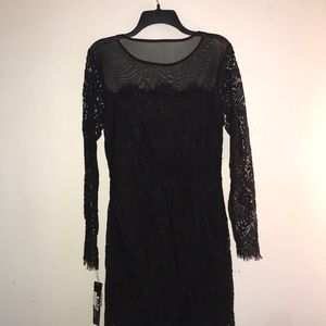 Size 11/12 Lace Dress with Sheer